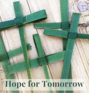 crosses on Maundy Thursday, Easter 2020