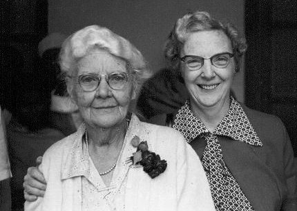 Aunt Ida with her niece Ida B