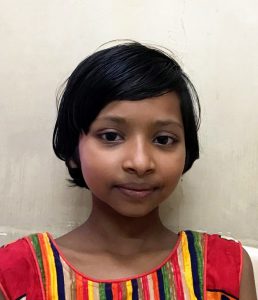 Yatri after her surgery, a young girl from north india