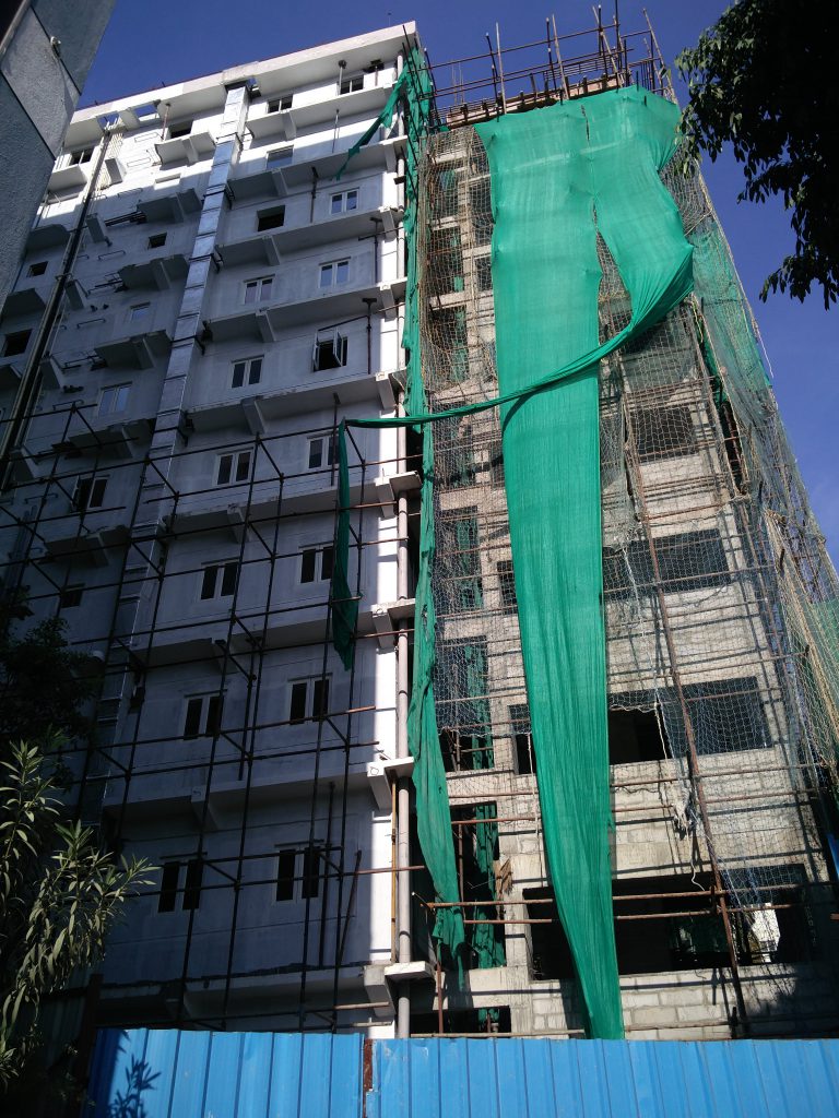 The old student nurses hostel being transforemd into the Paul Brand Block