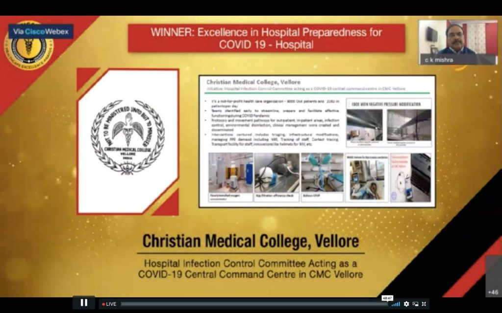 excellence in hospital preparedness for COVID 2020 meeting image